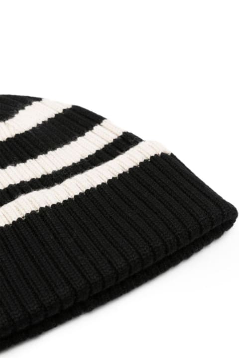 ウィメンズ Totêmeの帽子 Totême Stripe Detailed Knitted Beanie