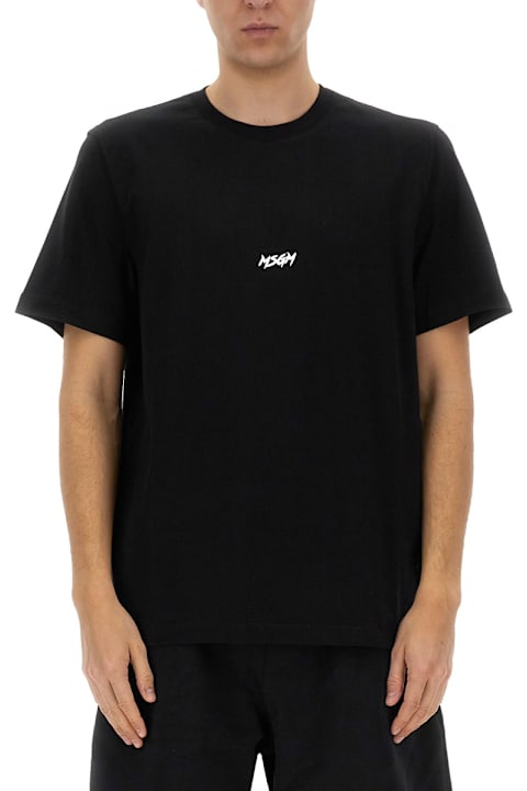 MSGM لـ Men MSGM Cotton T-shirt