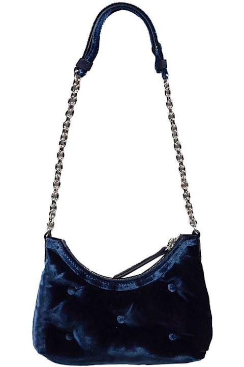 Totes for Women Maison Margiela Glam Slam Micro Velvet Hobo Bag