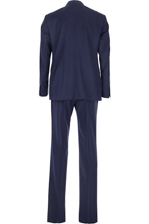Suits for Men Tagliatore Monopetto 2 Bottoni Pantalone Ventre Piatto