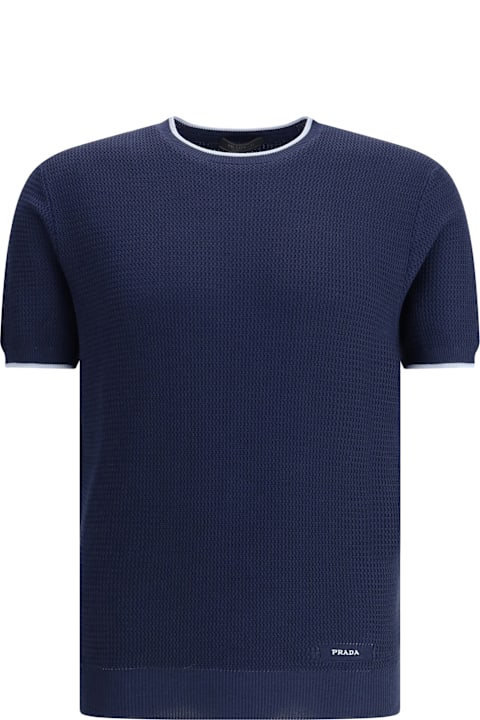 Prada Sweaters for Men Prada Short Sleeve Sweater