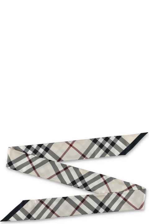 Burberry London Scarves & Wraps for Women Burberry London Skinny Check Scarf