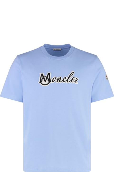 Homeware Moncler Logo Cotton T-shirt
