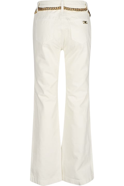 Fashion for Women Michael Kors Chain Belted Wide-leg Jeans Michael Kors