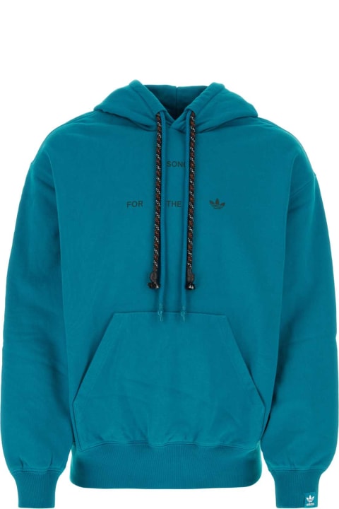 Adidas for Men Adidas Turquoise Cotton Adidas X Song For The Mute Sweatshirt