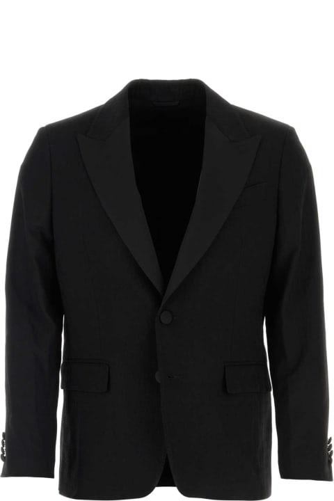 Fashion for Men Etro Black Stretch Wool Blazer
