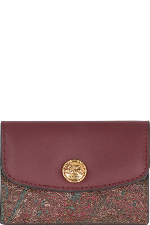 Wallets for Women Etro Paisley Print Wallet