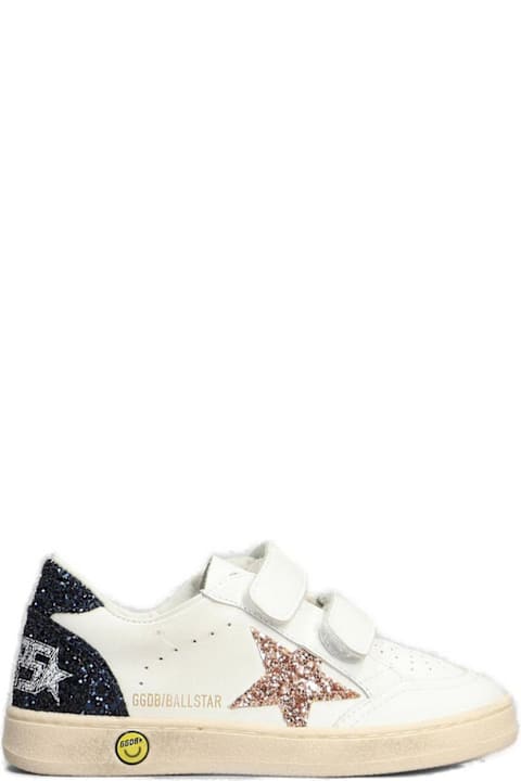 Golden Goose Shoes for Women Golden Goose Ball Star Touch-strap Glittered Sneakers