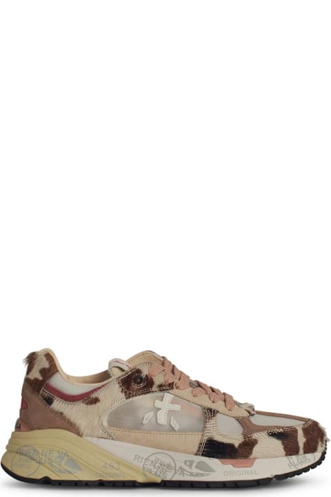 Premiata for Women Premiata 'mased' Multicolor Leather Blend Sneakers
