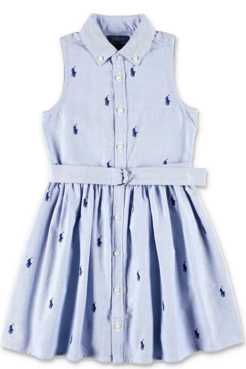 Dresses for Girls Polo Ralph Lauren Belted Oxford Shirtdress