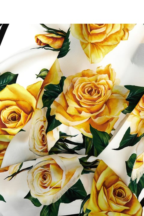 ウィメンズ Dolce & Gabbanaのスカーフ＆ストール Dolce & Gabbana 'rose Gialle' Scarf