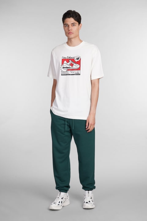New Balance Topwear for Men New Balance T-shirt In Beige Cotton