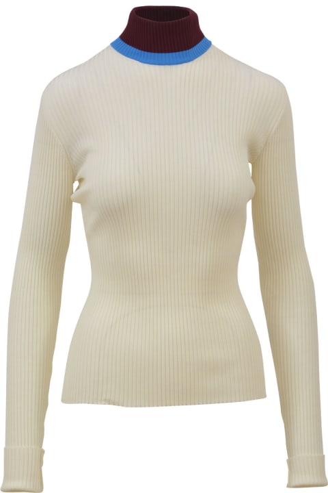 Calvin Klein Sweaters for Women Calvin Klein White Turtleneck