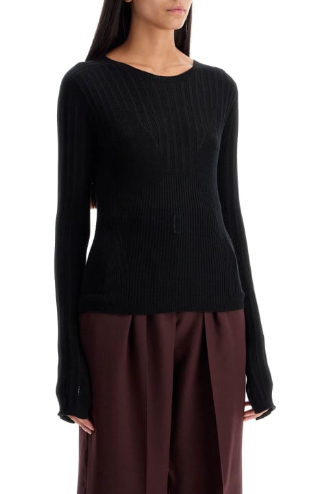 Fashion for Women Lanvin Ribbed Crewneck Sweater