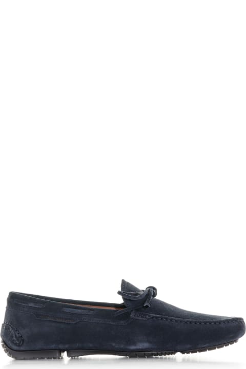 Suede Loafer With Bow