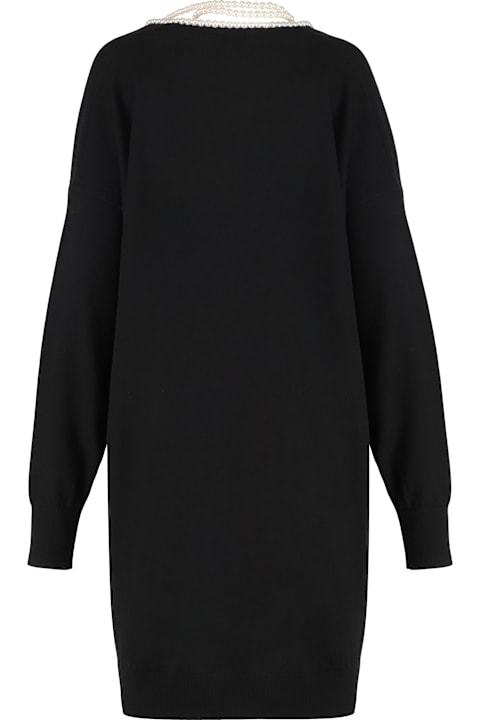 Zimmermann for Kids Zimmermann Crush Mini Wool Knit Dress