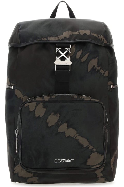 Multicolor Fabric Backpack