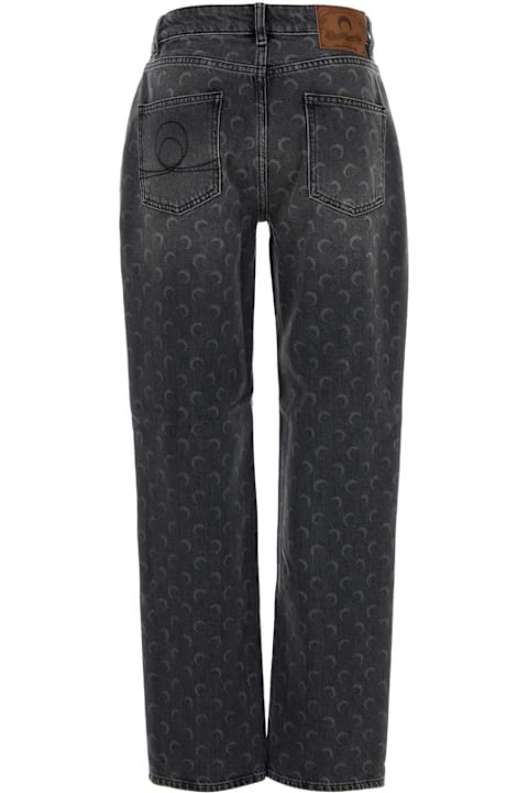 Marine Serre for Kids Marine Serre Printed Denim Jeans