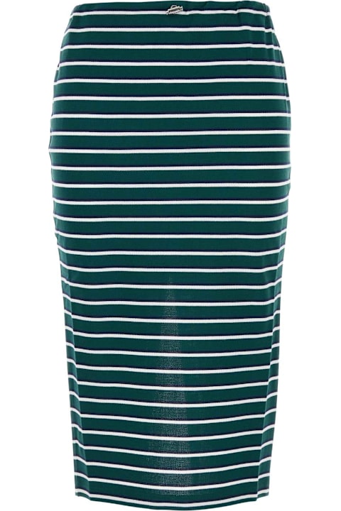 Prada Clothing for Women Prada Embroidered Piquet Skirt