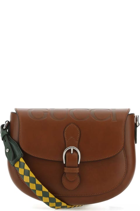 Fashion for Women Gucci Brown Leather Shoulder Bag