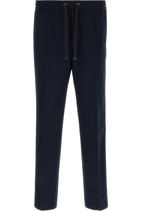 أدوات منزلية Moncler Midnight Blue Cotton Pant