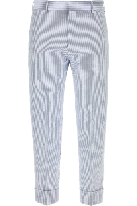 PT01 Clothing for Men PT01 Embroidered Stretch Cotton Pant