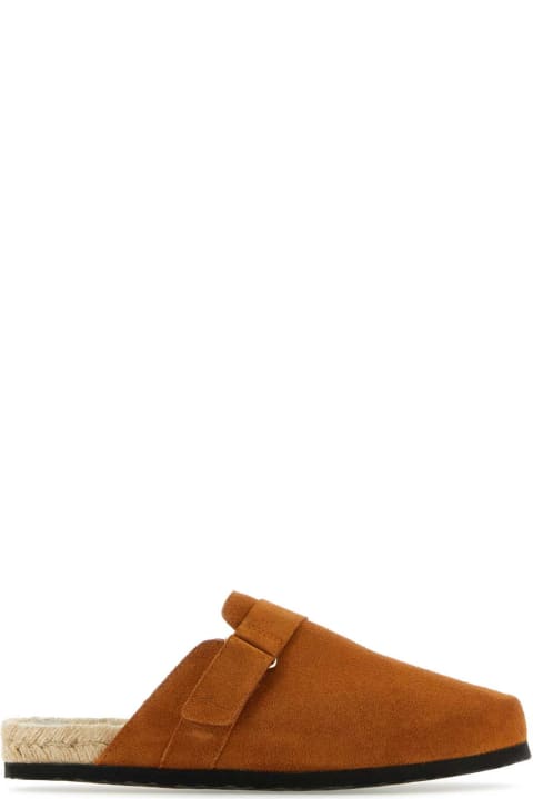 Homeware Manebi Camel Suede Hamptons Slippers
