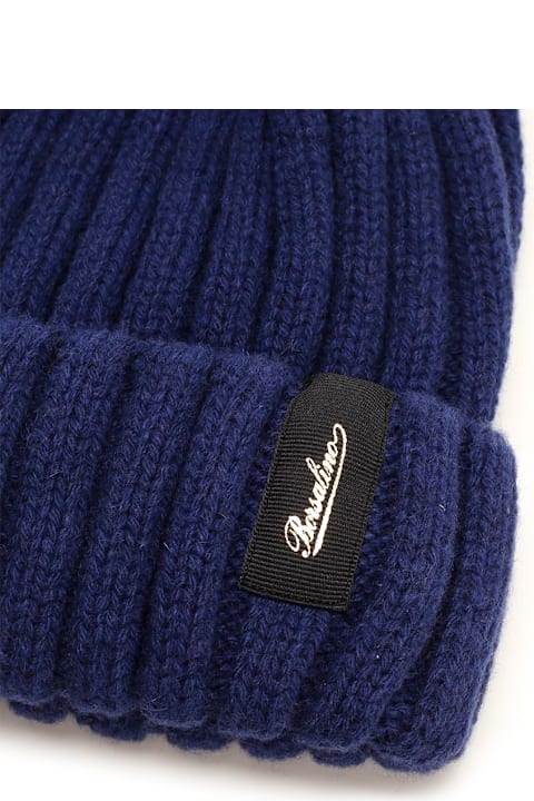 Homeware Borsalino Ribbed Cashmere Beanie