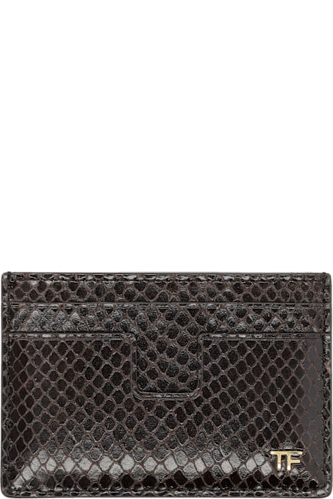 Tom Ford for Men Tom Ford Snake Print Card Holder