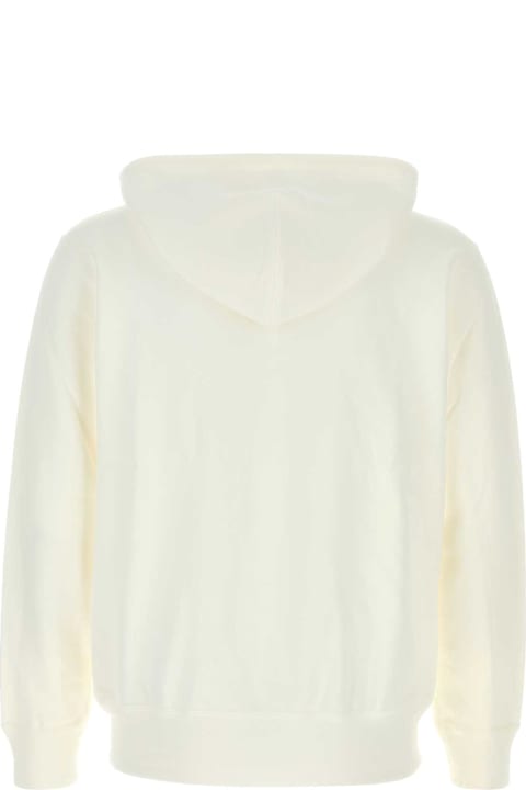 Fashion for Men Comme des Garçons Play White Cotton Sweatshirt
