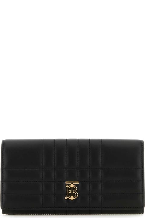 Burberry Accessories for Women Burberry Black Nappa Leather Lola Wallet