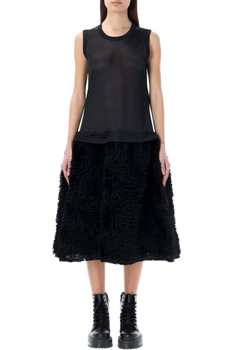 Mesh Midi Dress