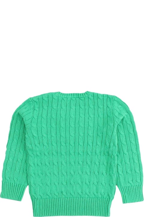 Sale for Kids Ralph Lauren Polo Pony Embroidered Knitted Jumper