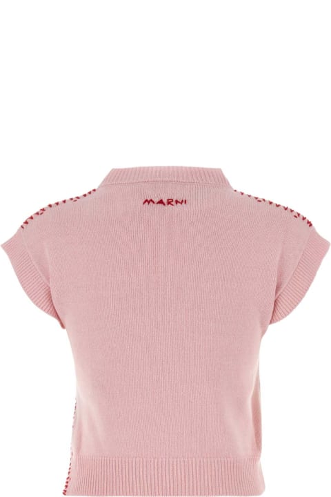 Marni Fleeces & Tracksuits for Women Marni Pink Wool Blend Vest