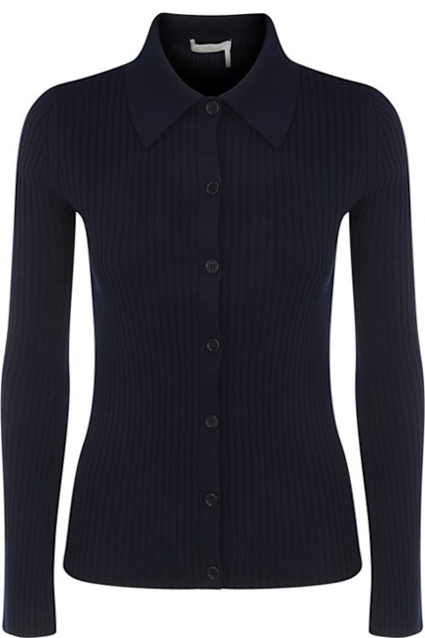 Homeware Chloé Ribbed-knit Long Sleeved Top