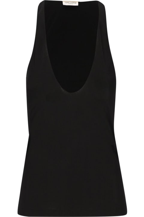 Saint Laurent Topwear for Women Saint Laurent U-neck Tank Top