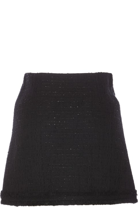 Versace for Women Versace Tweed Mini Skirt