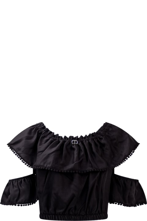 TwinSet Clothing for Girls TwinSet Blouse With Ruffle