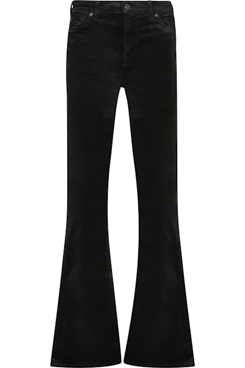 Fashion for Women 7 For All Mankind Black Velvet Jeans