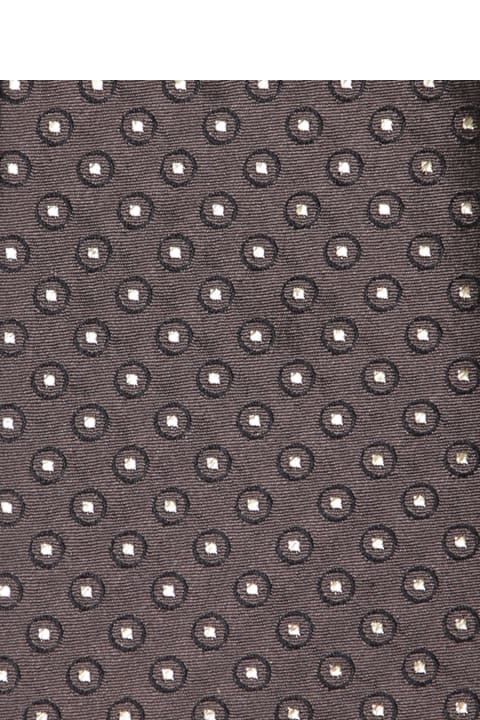 Giorgio Armani Men Giorgio Armani Hazelnut Patterned Silk Tie