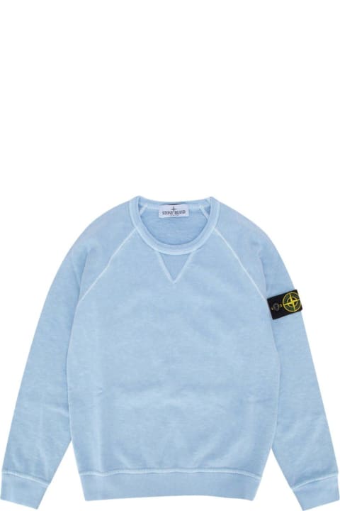 Sweaters & Sweatshirts for Boys Stone Island Compass-patch Crewneck Sweatshirt