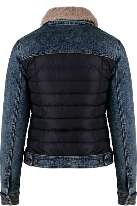 Homeware Moorer Petunia Padded Denim Jacket