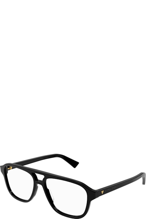 Bottega Veneta Eyewear Eyewear for Men Bottega Veneta Eyewear Bottega Veneta Bv1294o Linea New Classic 001 Black Trasparent Glasses