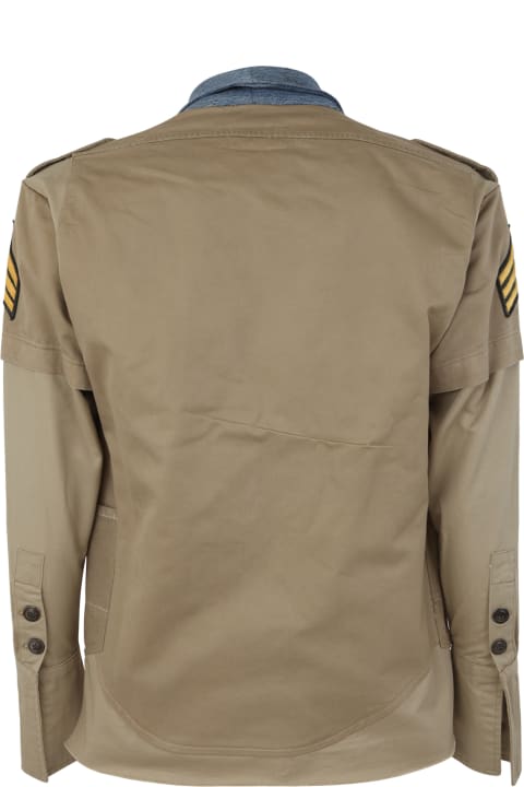 Greg Lauren Coats & Jackets for Men Greg Lauren Khaki Uniform Gl1 Jacket