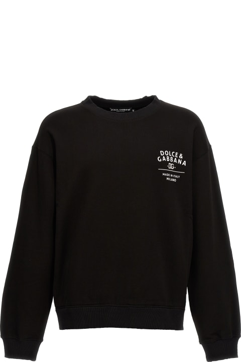 Dolce & Gabbana Fleeces & Tracksuits for Men Dolce & Gabbana Logo Sweatshirt