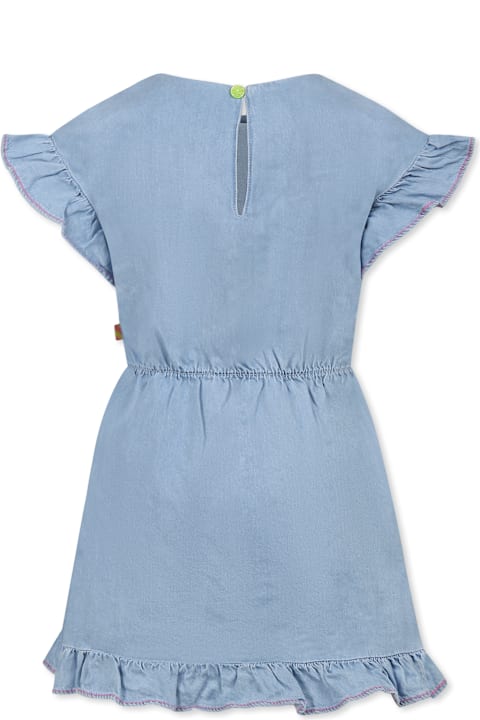 Homeware Billieblush Denim Dress For Girl With Palm Tree