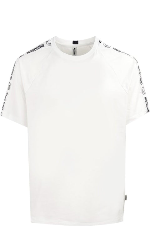 ウィメンズ新着アイテム Moschino Logo Tape Crewneck T-shirt