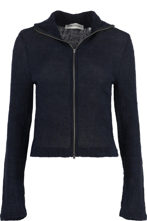 Our Legacy for Women Our Legacy High Collar Zipped Cardigan
