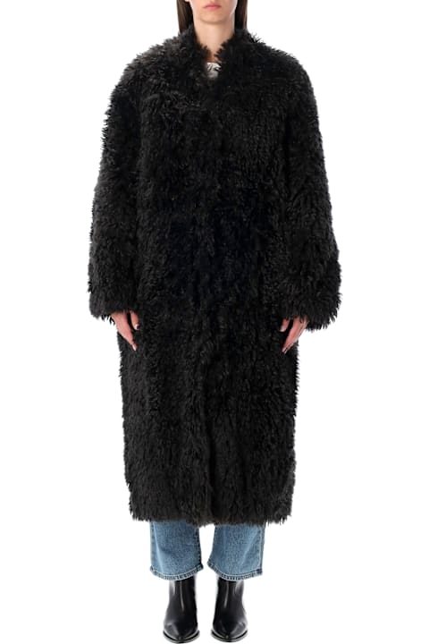 Homeware STAND STUDIO Stand Studio Carolina Long Curly Faux-fur Coat