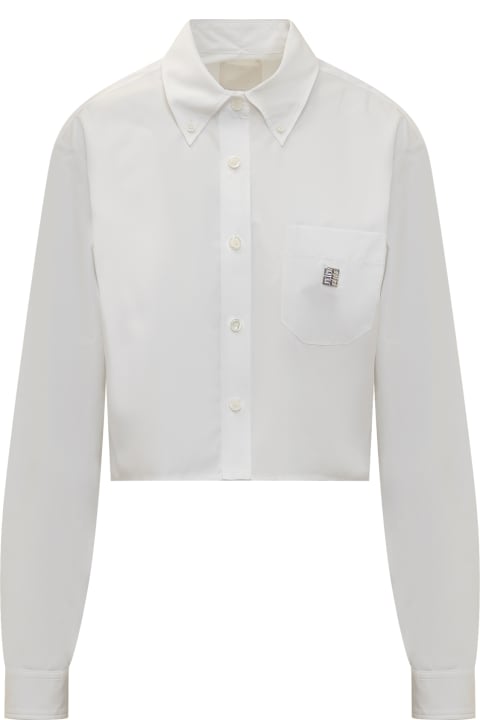 Givenchy for Women Givenchy Poplin Cropped Shirt